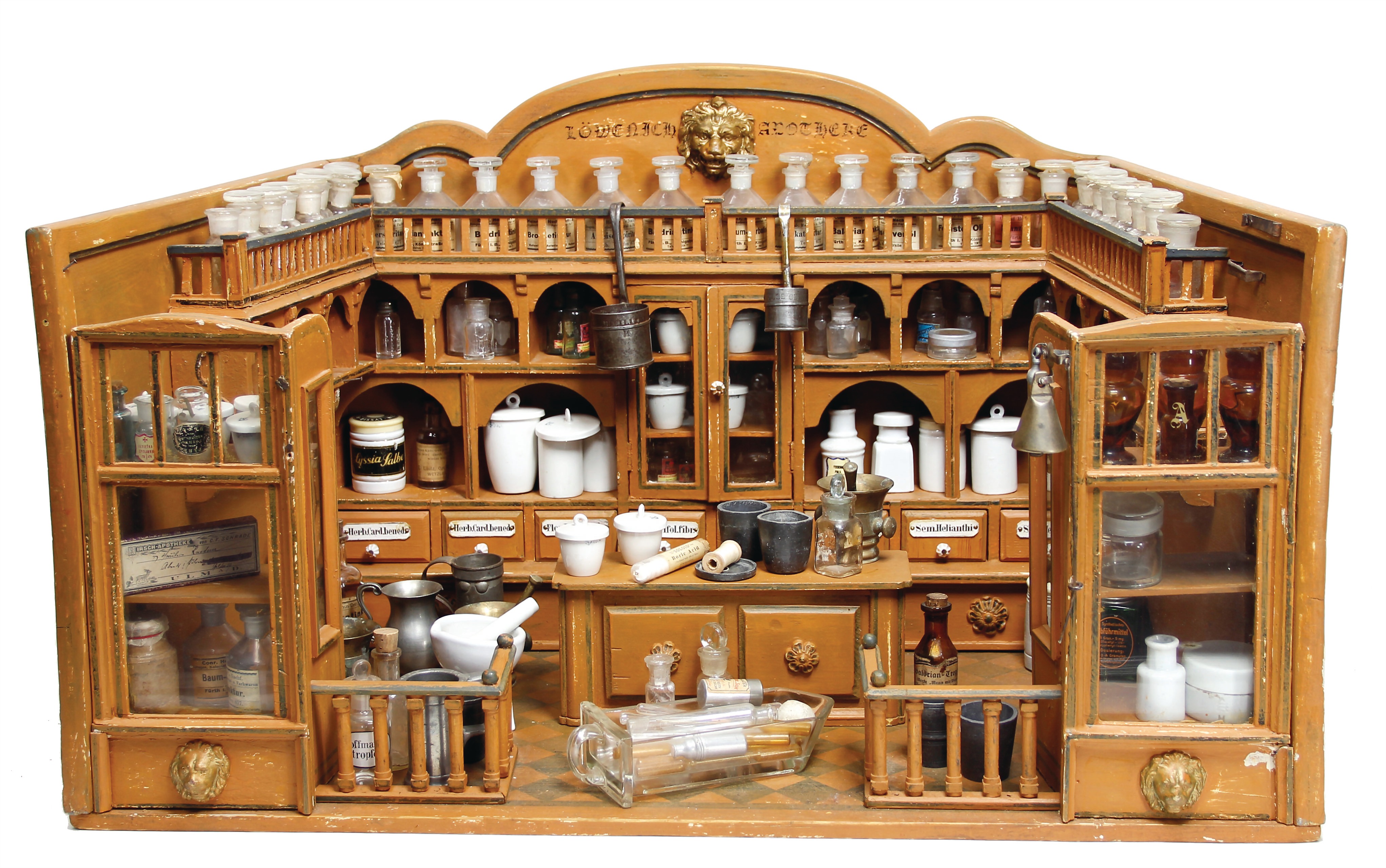 Vintage Apothecary Shop counter display 11 dollshouse Miniature 