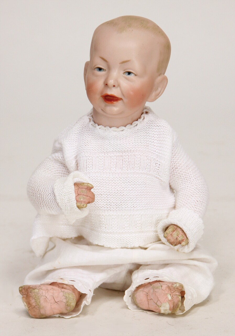 Porzellan-Mini-Püppchen-Set Nr 48 *Sonder-Lagerverkauf 2 Puppen Gr.ca.16cm 
