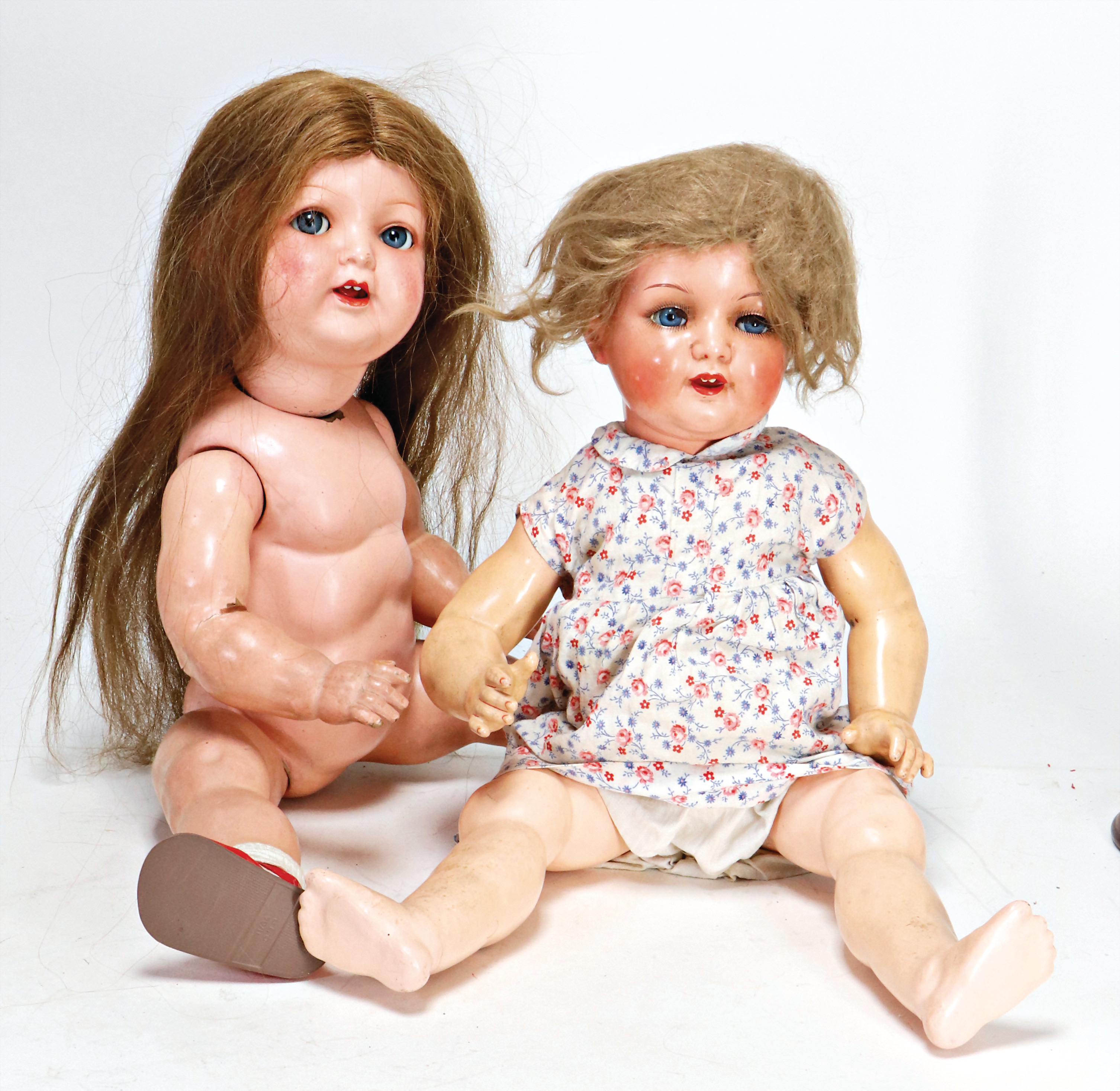unbemalt Puppenhände 35mm lang für Gliederkörper Puppenkörper Hände 
