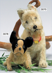 steiff rattler dog